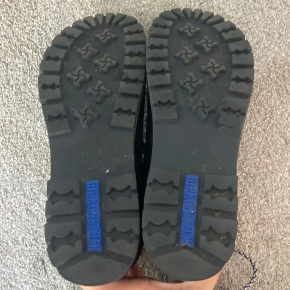 Birkenstock Jackson Boots Black Suede Lace Up Leather Sz 38 - Picture 7 of 10